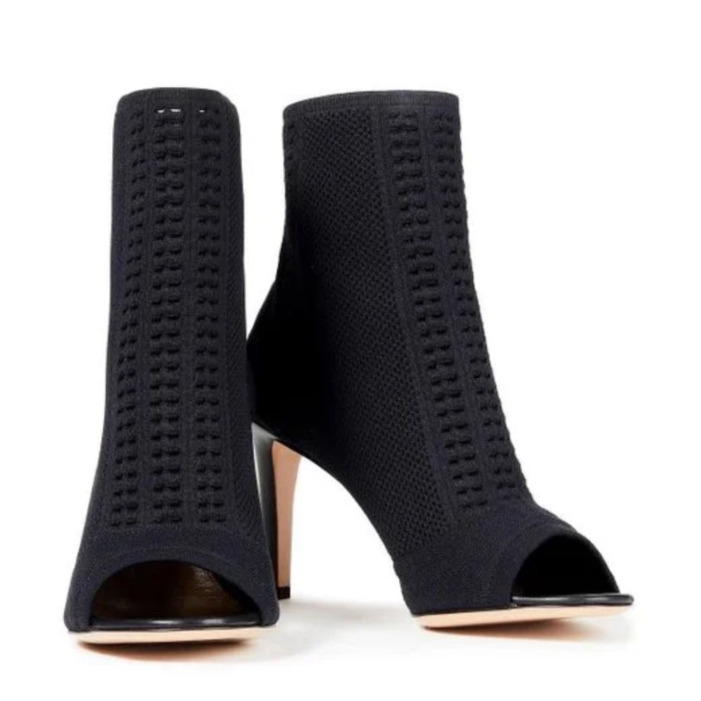 gianvoti rossi stretch mesh booties